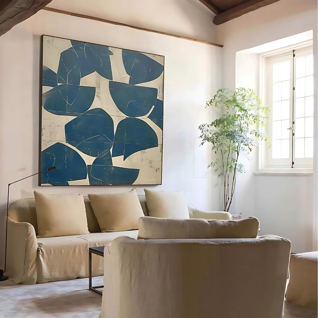 Neutral beige painting beige wall art (Printable+Physical)