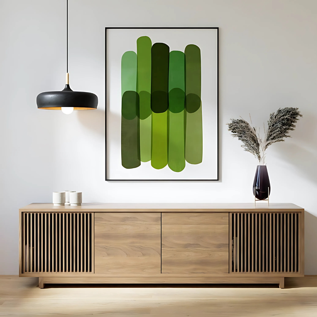 Modern Green Wall Art(Printable+Physical)