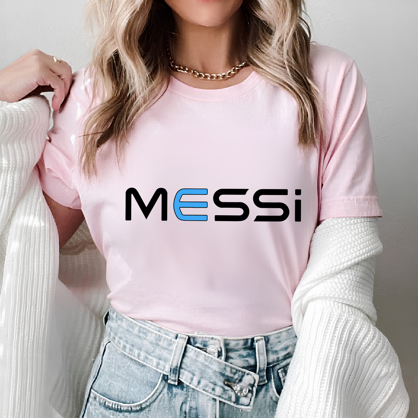 FIFA World Cup 2026 Lionel Messi Minimalist Text Logo Graphic Tee (physical)