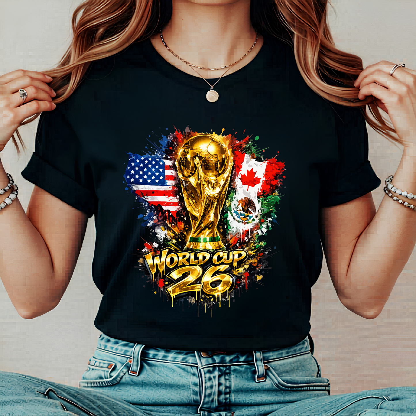 World Cup 2026 United Graphic Tee - USA, Canada & Mexico Fan Shirt