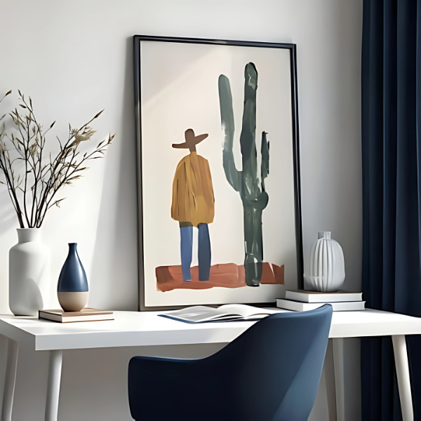 Modern Western Wall Art (Printable+Physical)