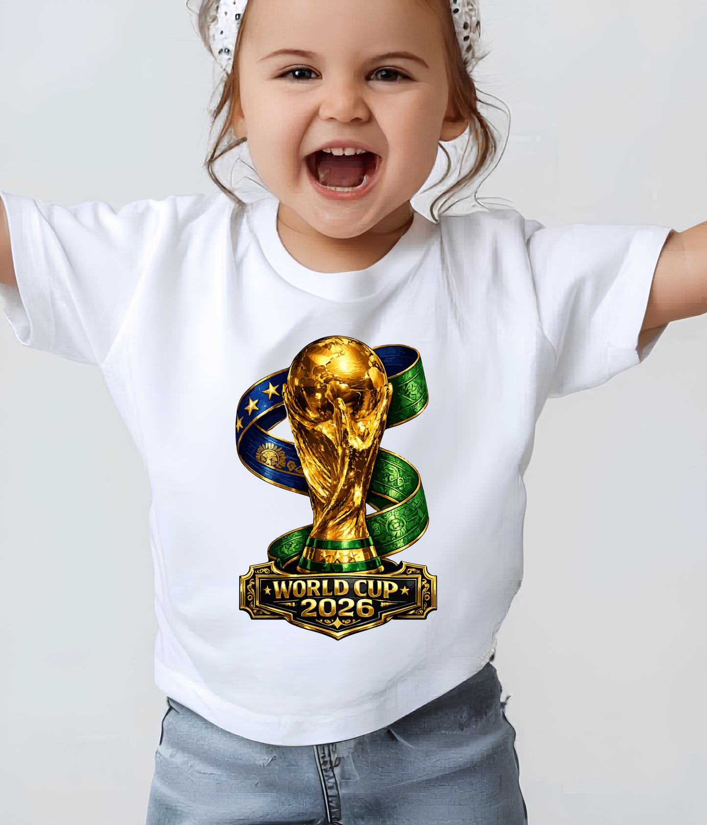 Celebrate the excitement of the world Cup 2026 Trophy Premium Graphic T-Shirt (Physical)