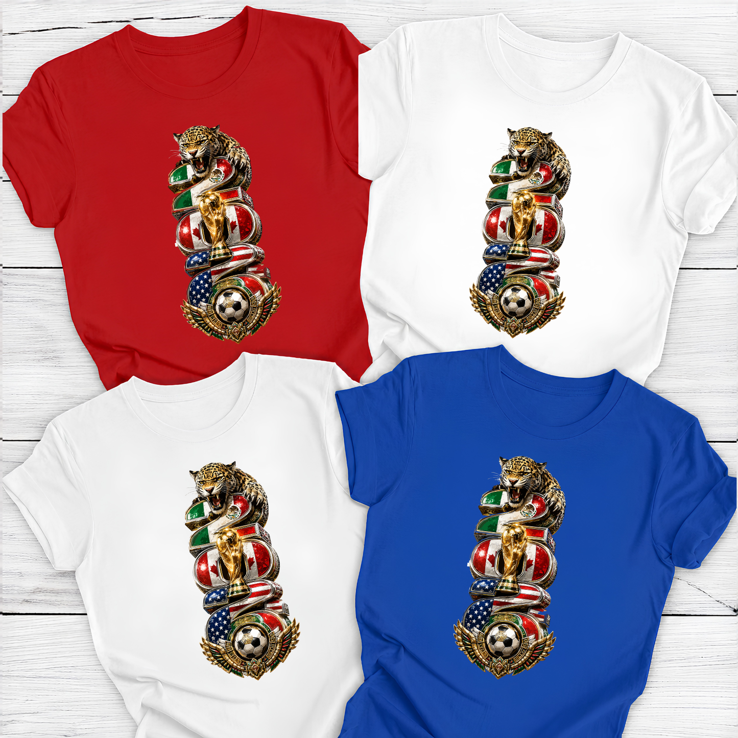 2026 World Cup Totem Jaguar T-Shirt - Tri-National Soccer Tournament Tee (physical)
