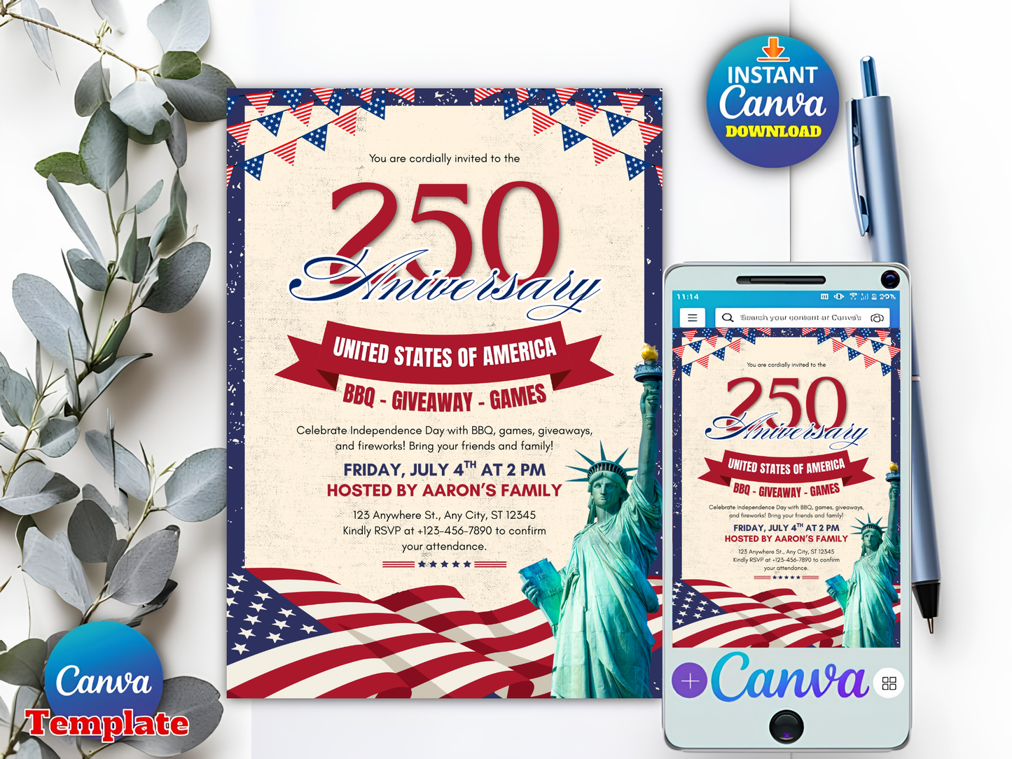 30th Birthday Invitation: Elegant BlackOne All American Boy Birthday Invitation Digital, 4th Of July First Birthday InviteBow, Coquette Style (Copy)