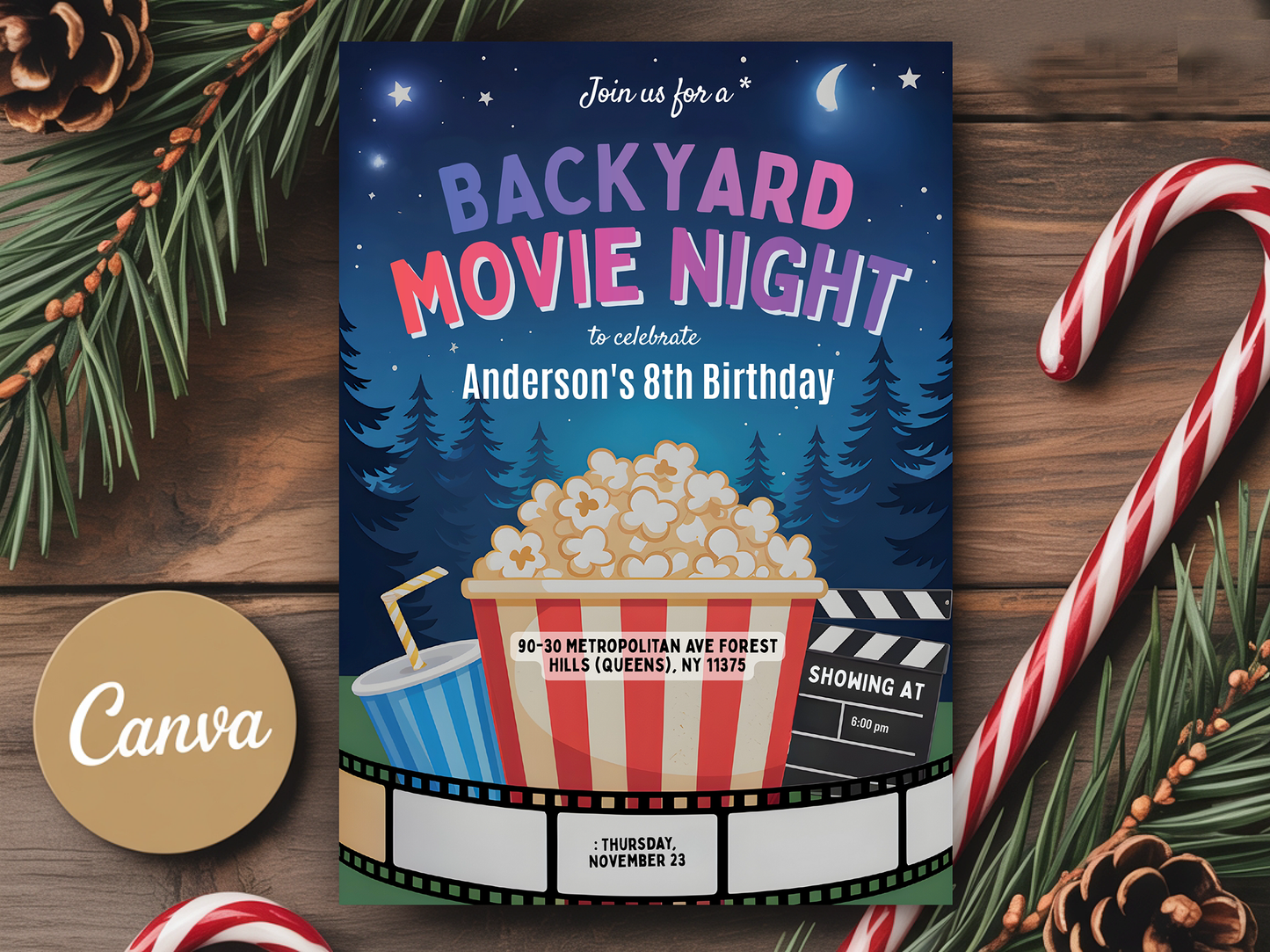 Under The Stars Party Movie Sleepover Party