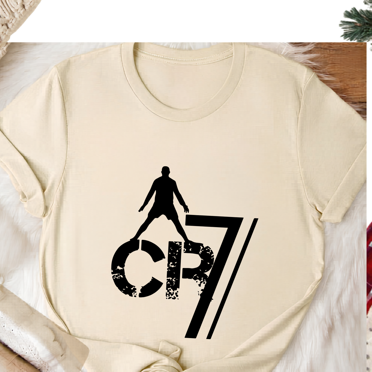 FIFA World Cup 2026 Cristiano Ronaldo CR7 Celebration Silhouette Graphic Tee (physical)
