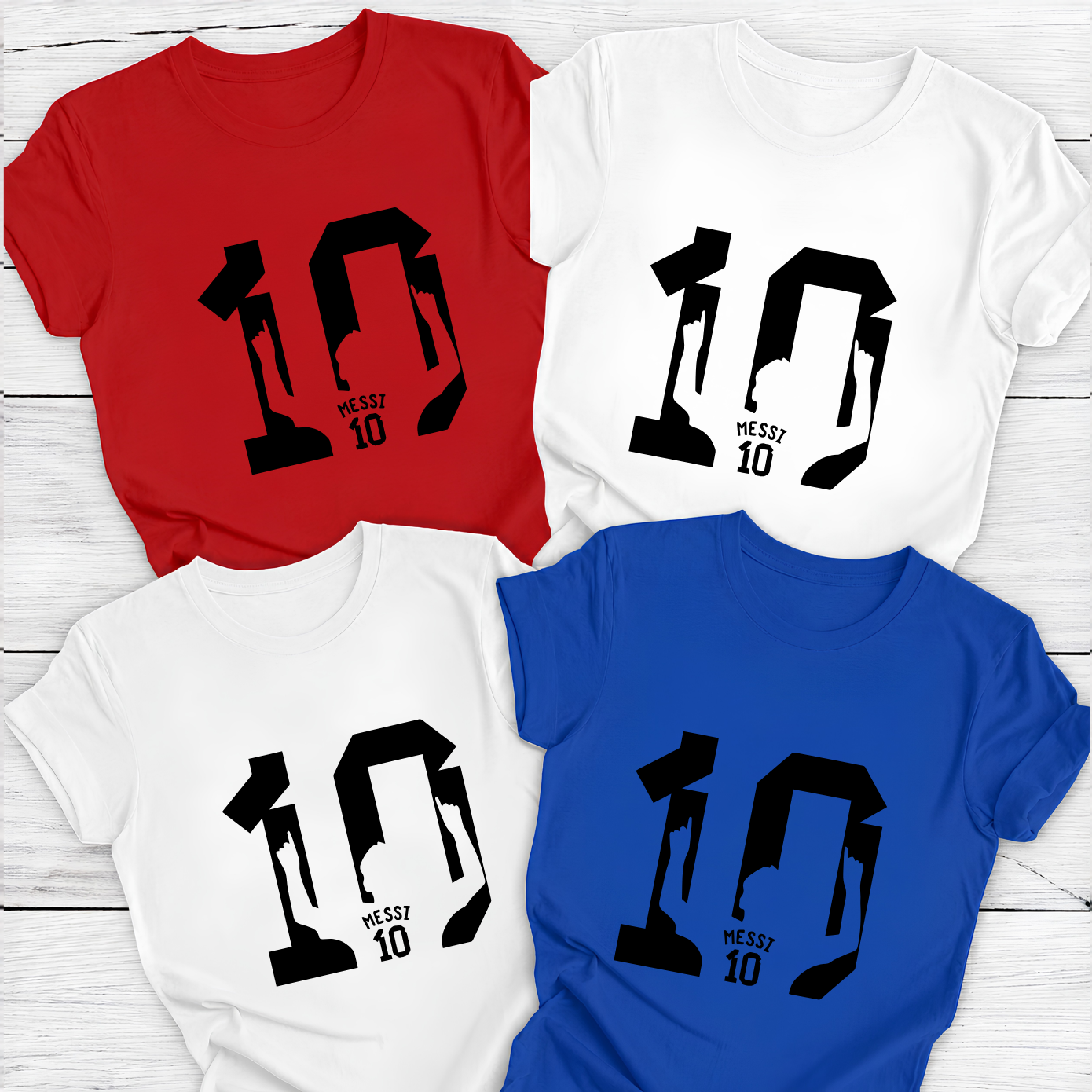 FIFA World Cup 2026 Lionel Messi Number 10 Silhouette Graphic Tee (physical)