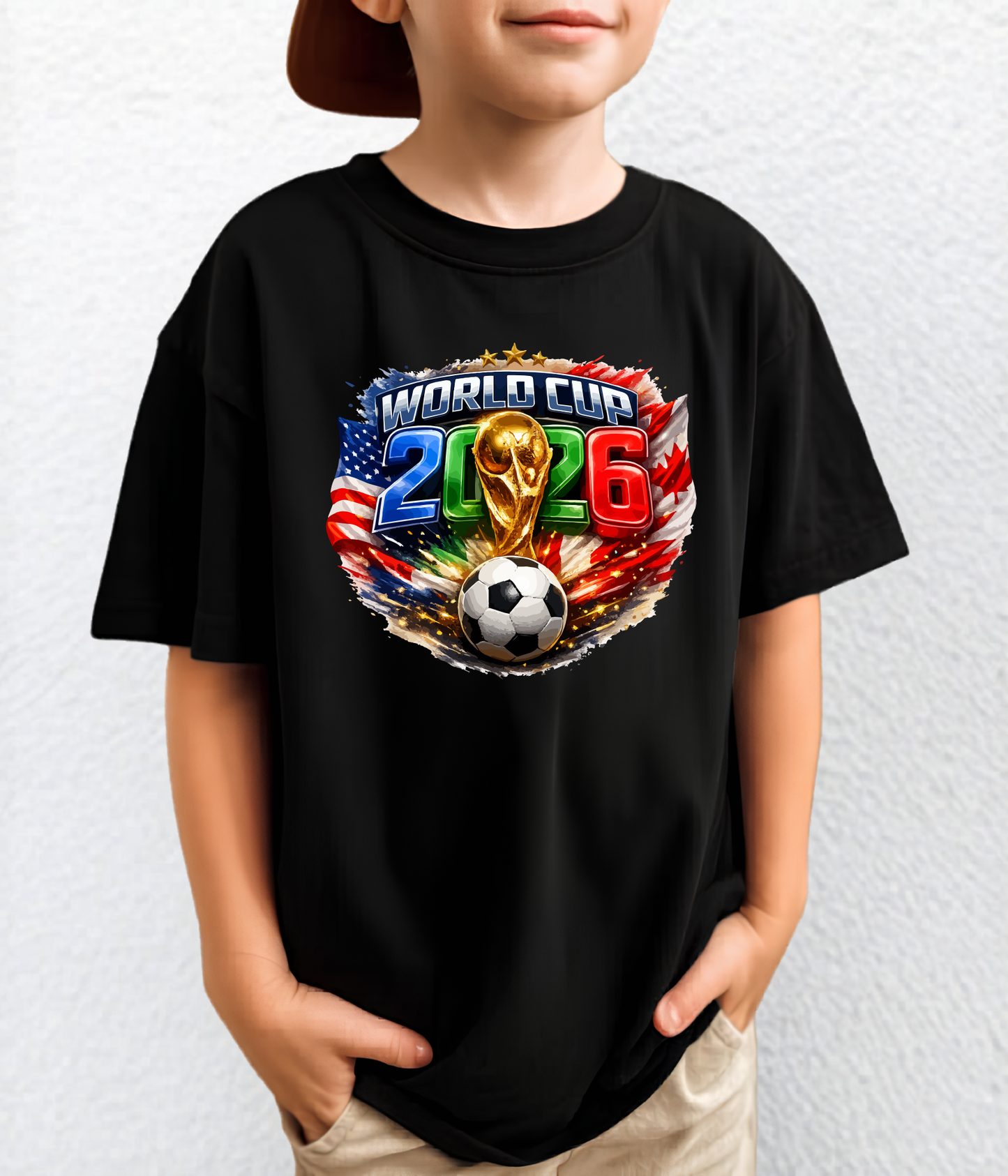 Exclusive 2026 World Cup Fan Merchandise Pink Graphic T-Shirt (physical)