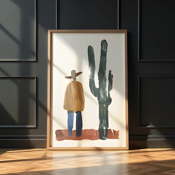 Modern Western Wall Art (Printable+Physical)