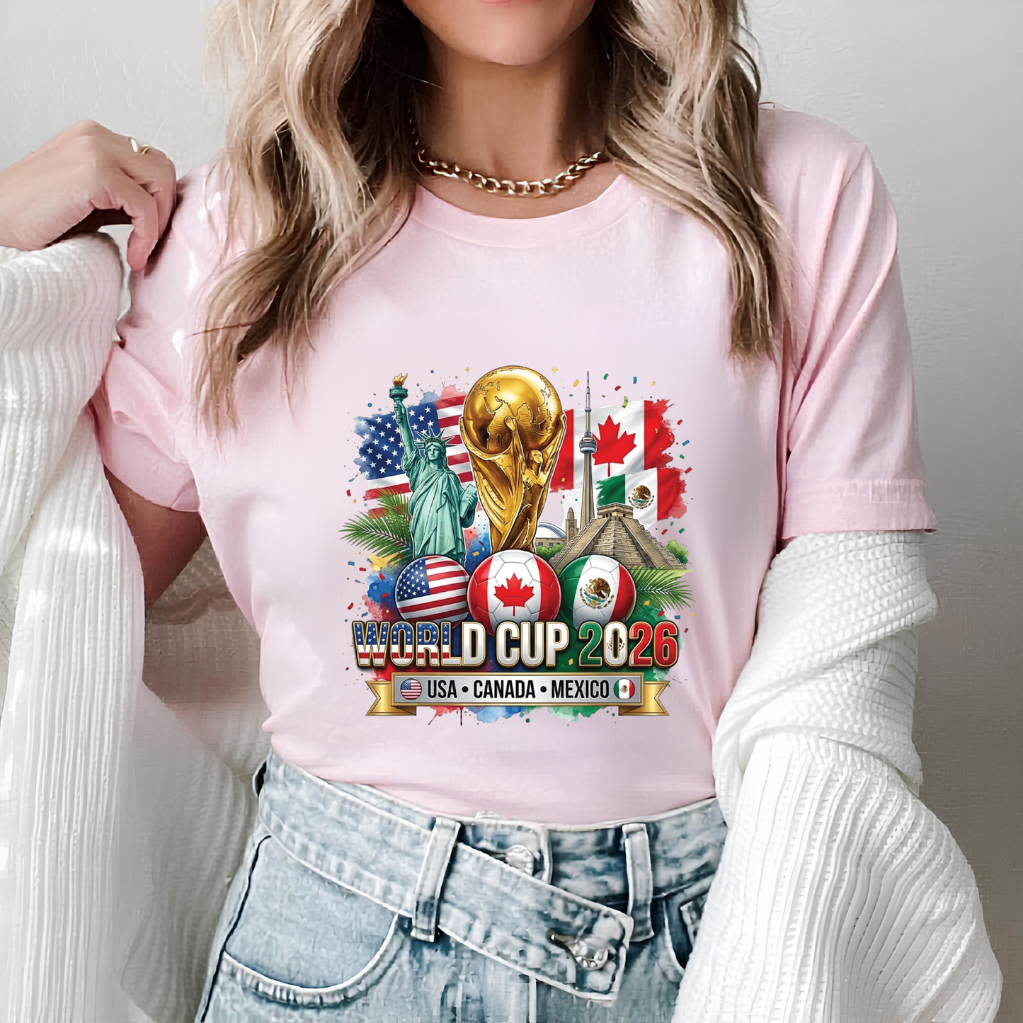 United Host Cities 2026 Soccer Championship Landmark Collage Apparel (physical)
