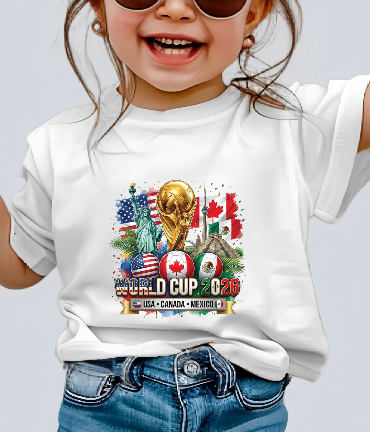 United Host Cities 2026 Soccer Championship Landmark Collage Apparel (physical)