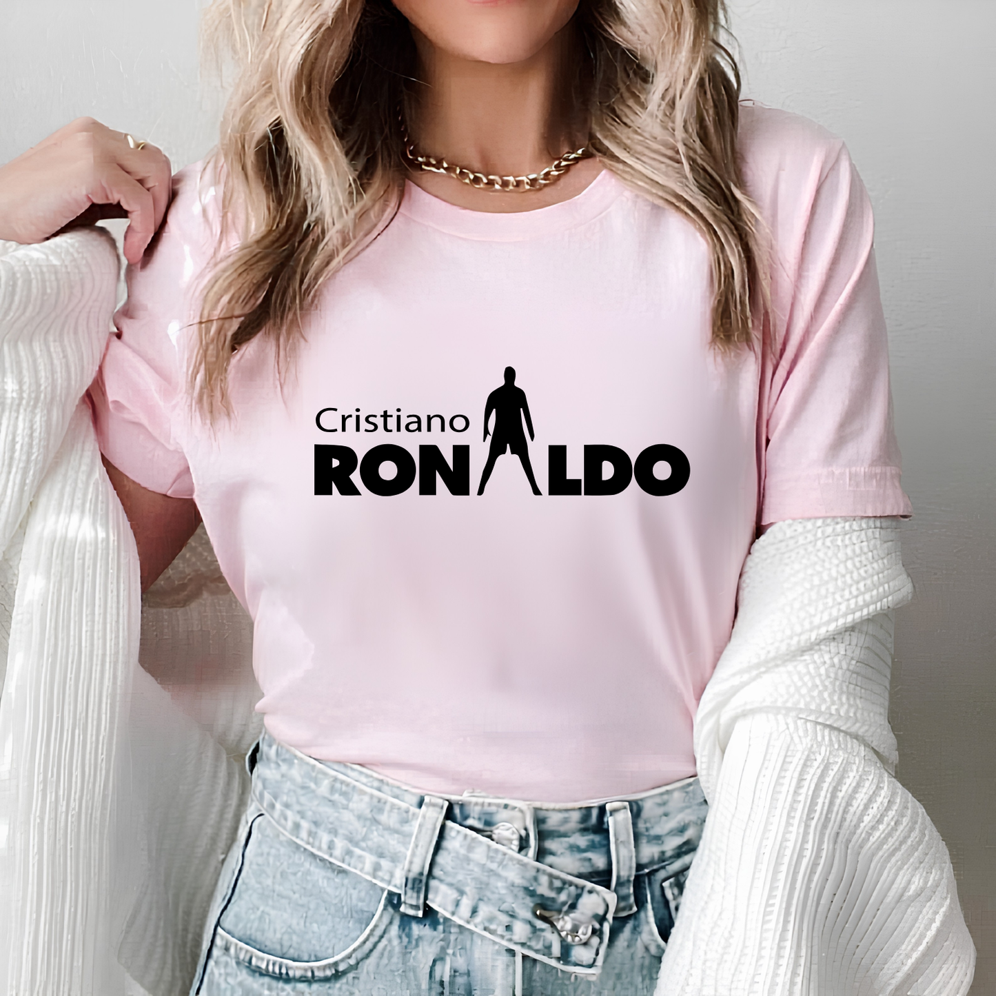 FIFA World Cup 2026 Cristiano Ronaldo Name Silhouette Combo Graphic Tee (physical)
