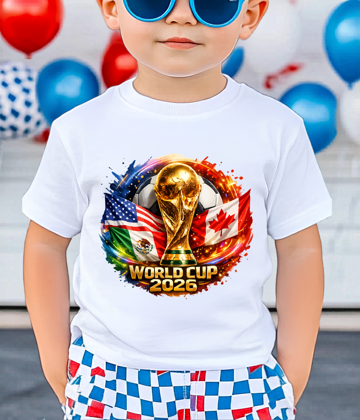 Official World Cup 2026 Host Countries USA, Canada & Mexico Graphic T-Shirt Collection (physical)