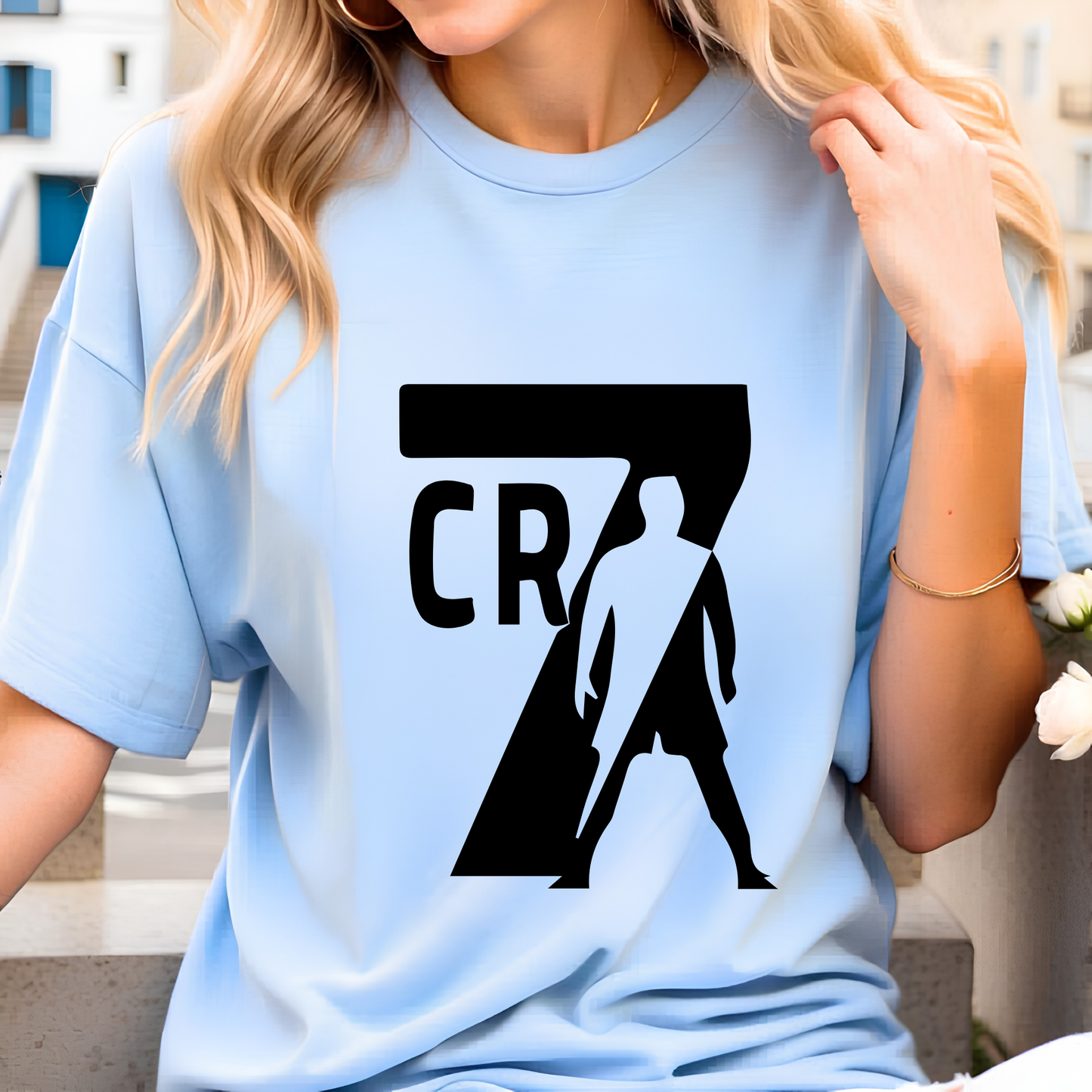 FIFA World Cup 2026 Cristiano Ronaldo CR7 Silhouette Graphic Tee (physical)