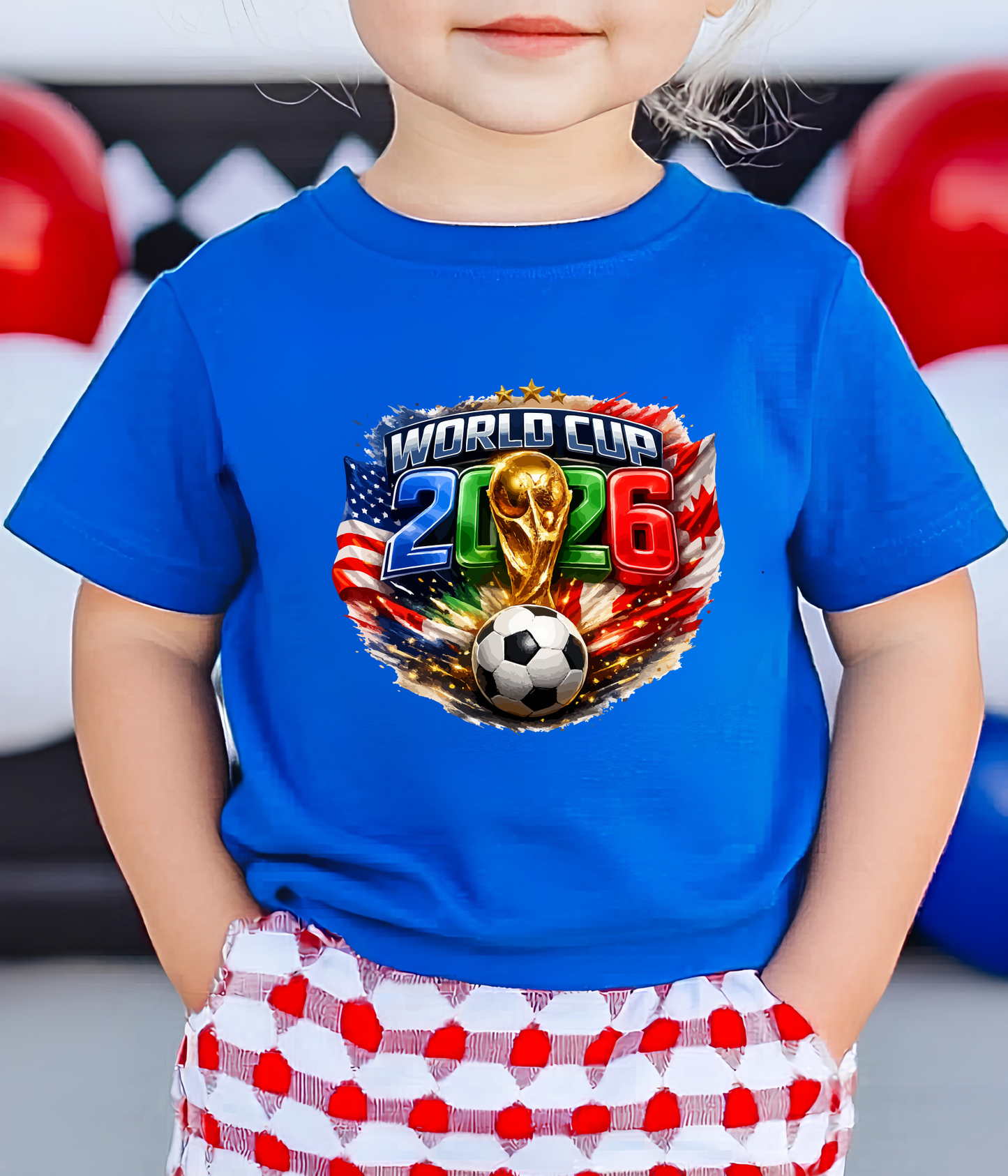 Exclusive 2026 World Cup Fan Merchandise Pink Graphic T-Shirt (physical)