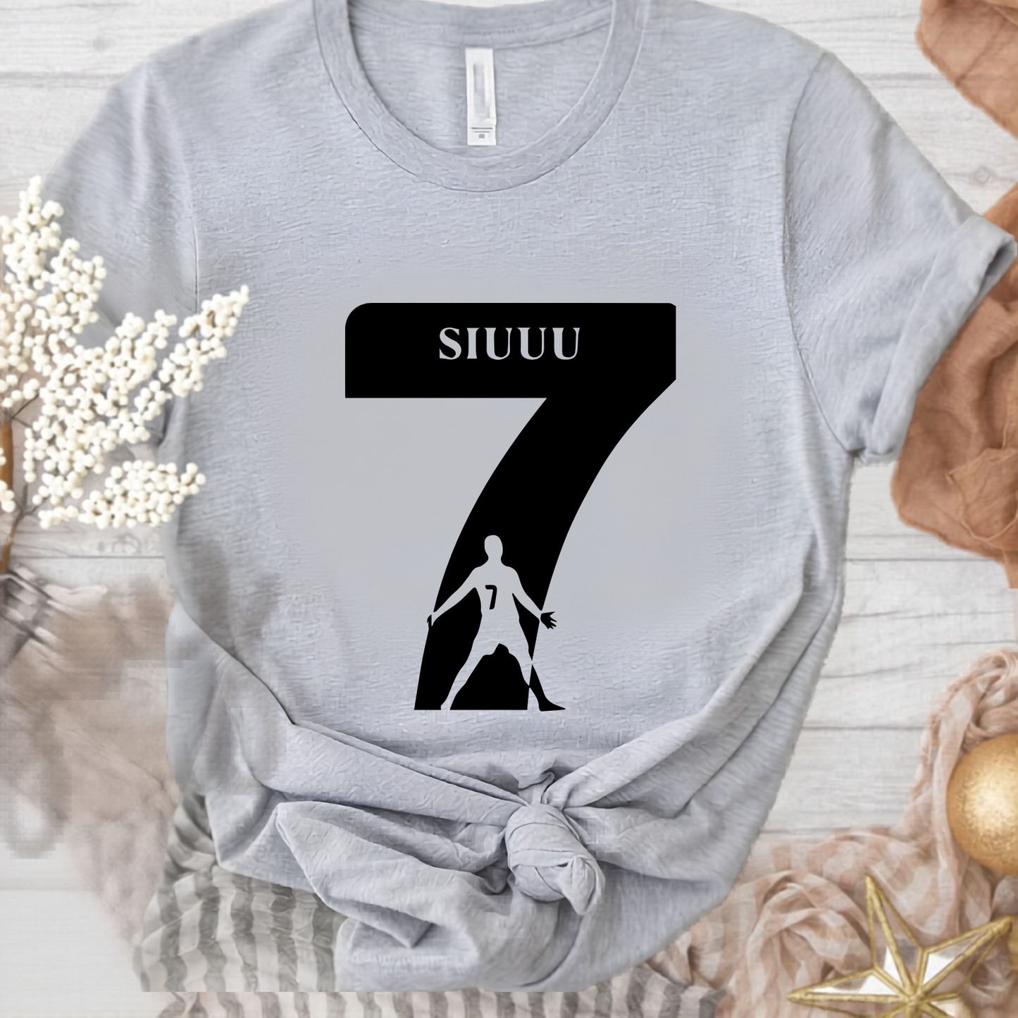 FIFA World Cup 2026 Cristiano Ronaldo SIUUU Number 7 Graphic Tee (physical)