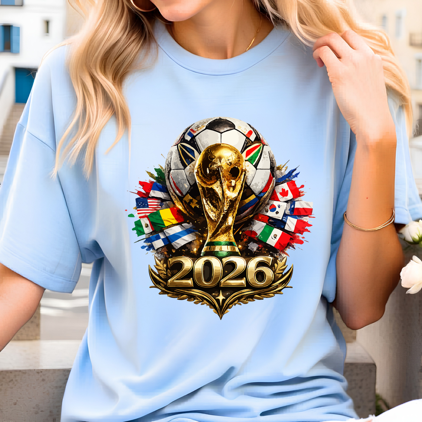 FIFA World Cup 2026 Special Edition Graphic Black Cotton T-Shirt (physical)