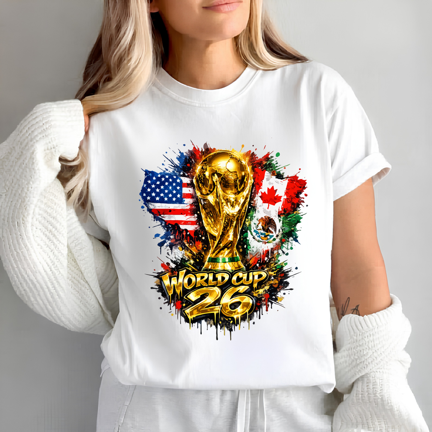 World Cup 2026 United Graphic Tee - USA, Canada & Mexico Fan Shirt