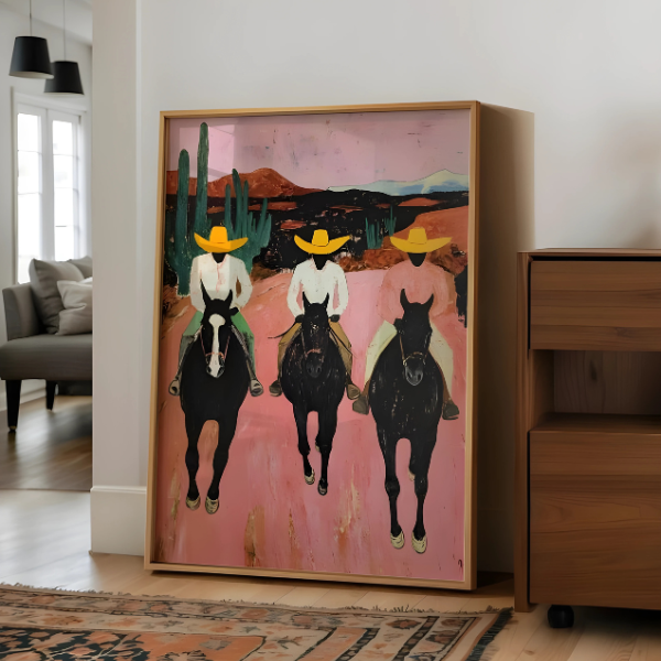 Colorful abstractWall Art (Printable+Physical)