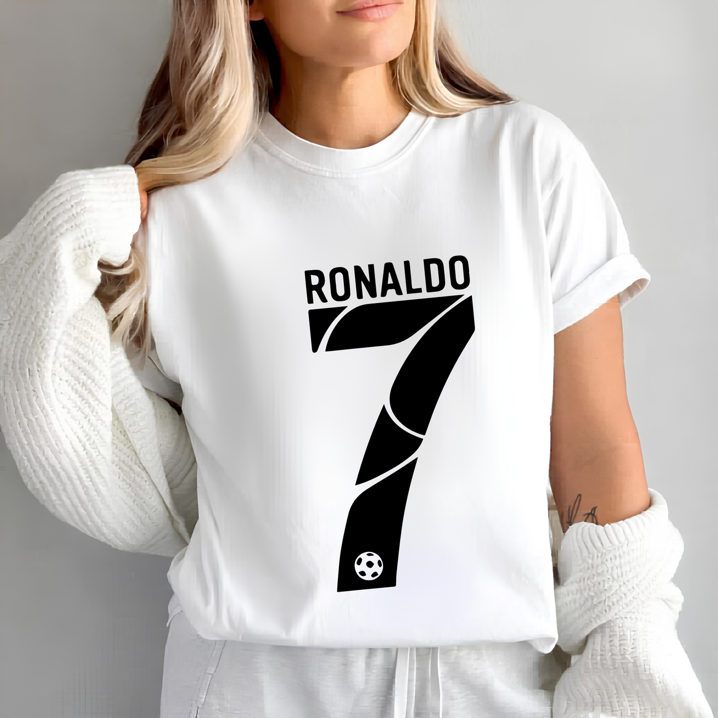 FIFA World Cup 2026 Cristiano Ronaldo Number 7 Graphic Sweatshirt (physical)