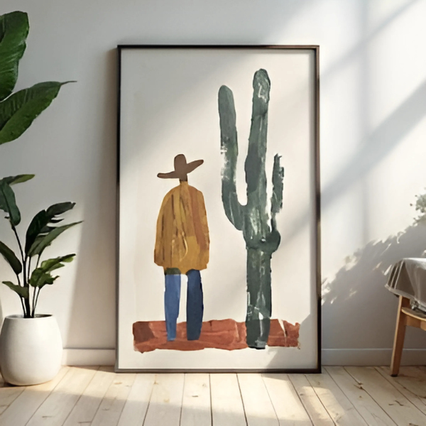Modern Western Wall Art (Printable+Physical)