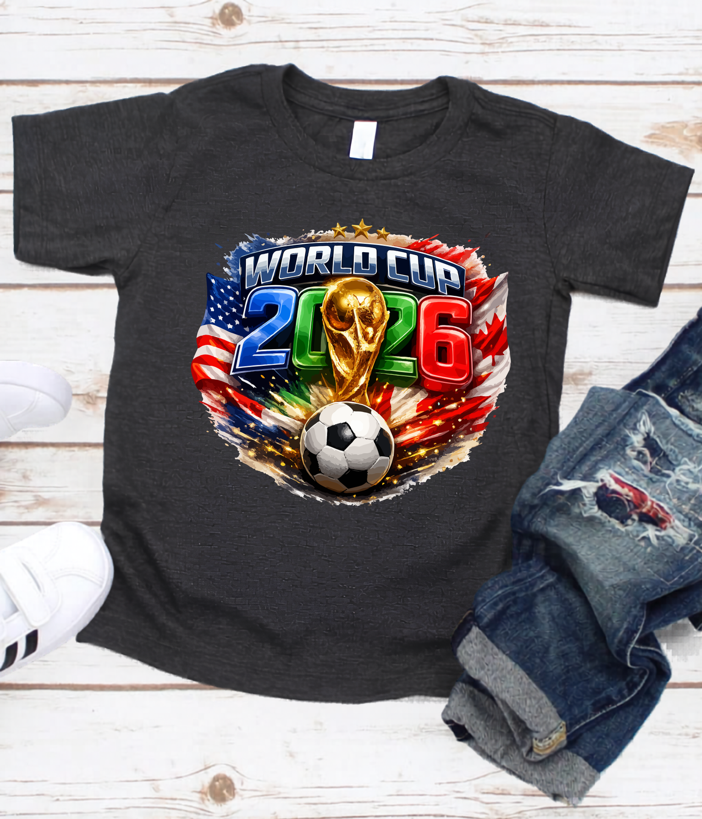 Exclusive 2026 World Cup Fan Merchandise Pink Graphic T-Shirt (physical)