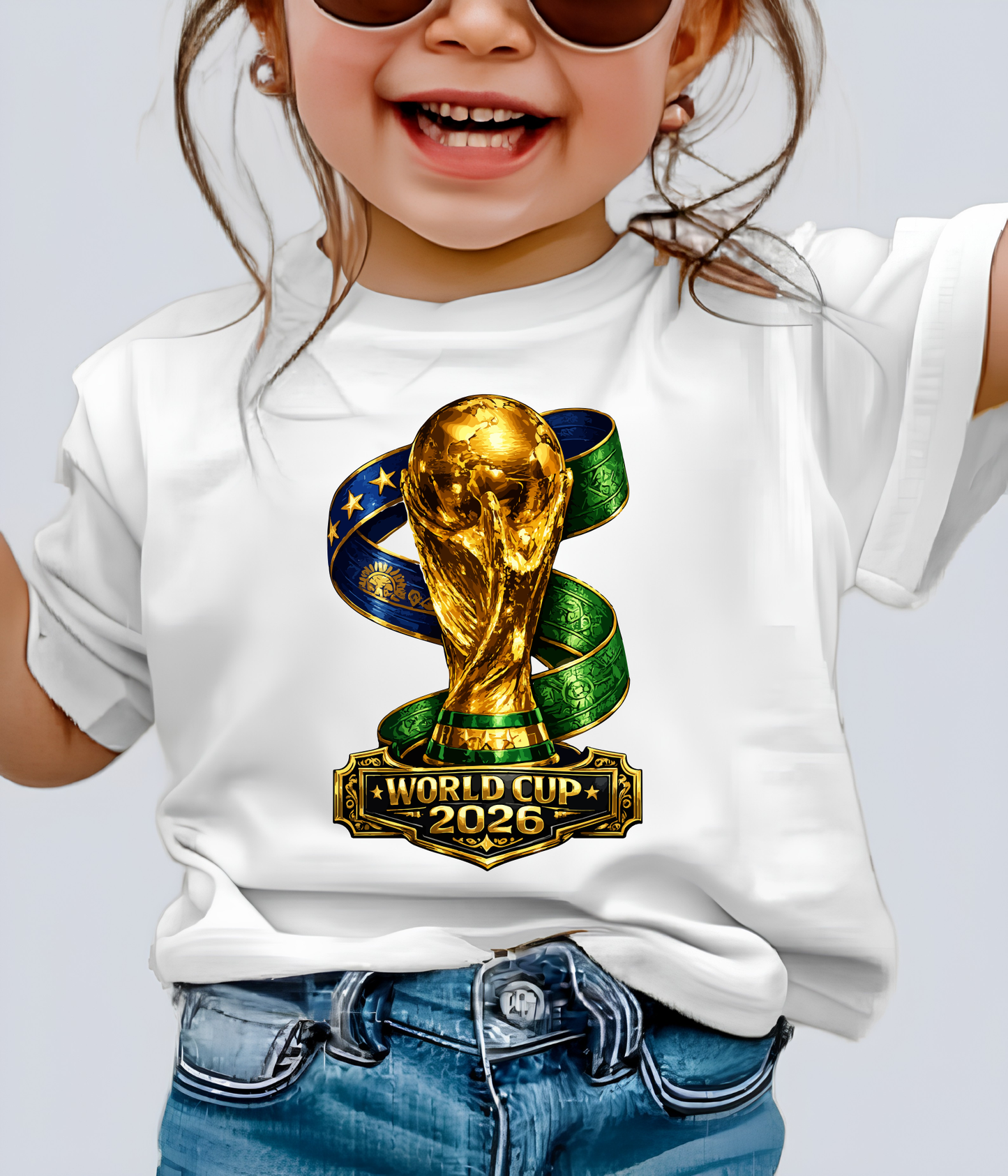 Celebrate the excitement of the world Cup 2026 Trophy Premium Graphic T-Shirt (Physical)