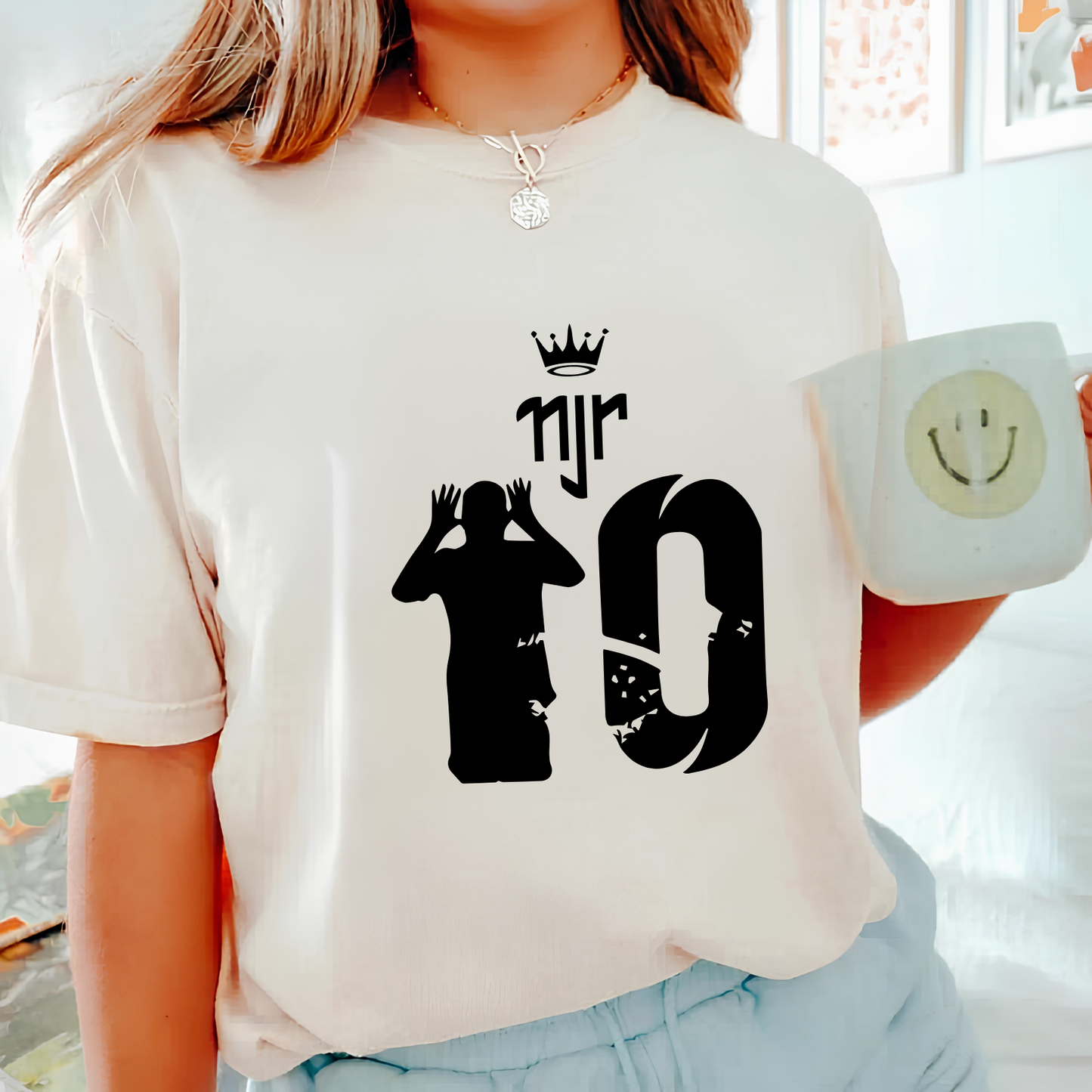 FIFA World Cup 2026 Neymar NJR 10 Silhouette Graphic Light Blue T-Shirt (physical)