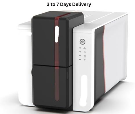 Single Double Sided ID PVC Card Printer Machine Dye Sublimation for Employee NFC RFID Access Student CR80 Badge