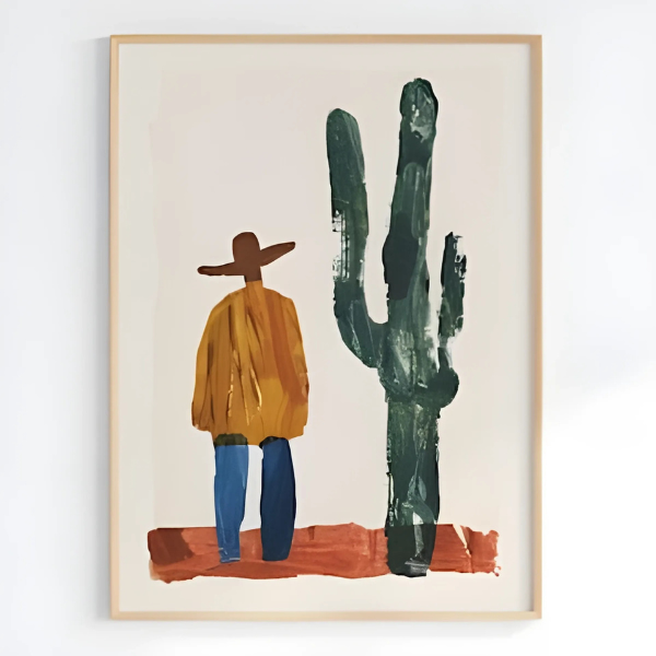 Modern Western Wall Art (Printable+Physical)