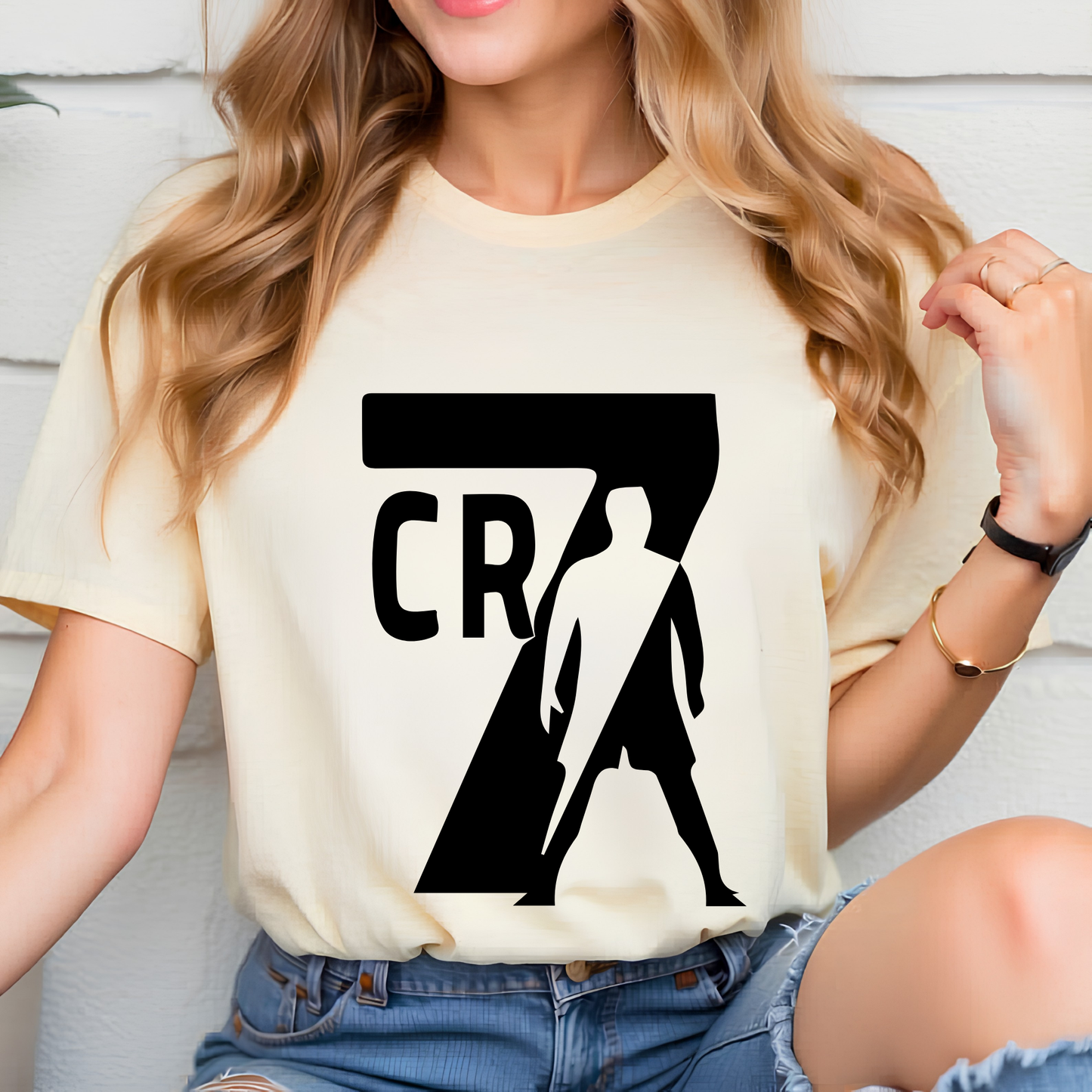 FIFA World Cup 2026 Cristiano Ronaldo CR7 Silhouette Graphic Tee (physical)