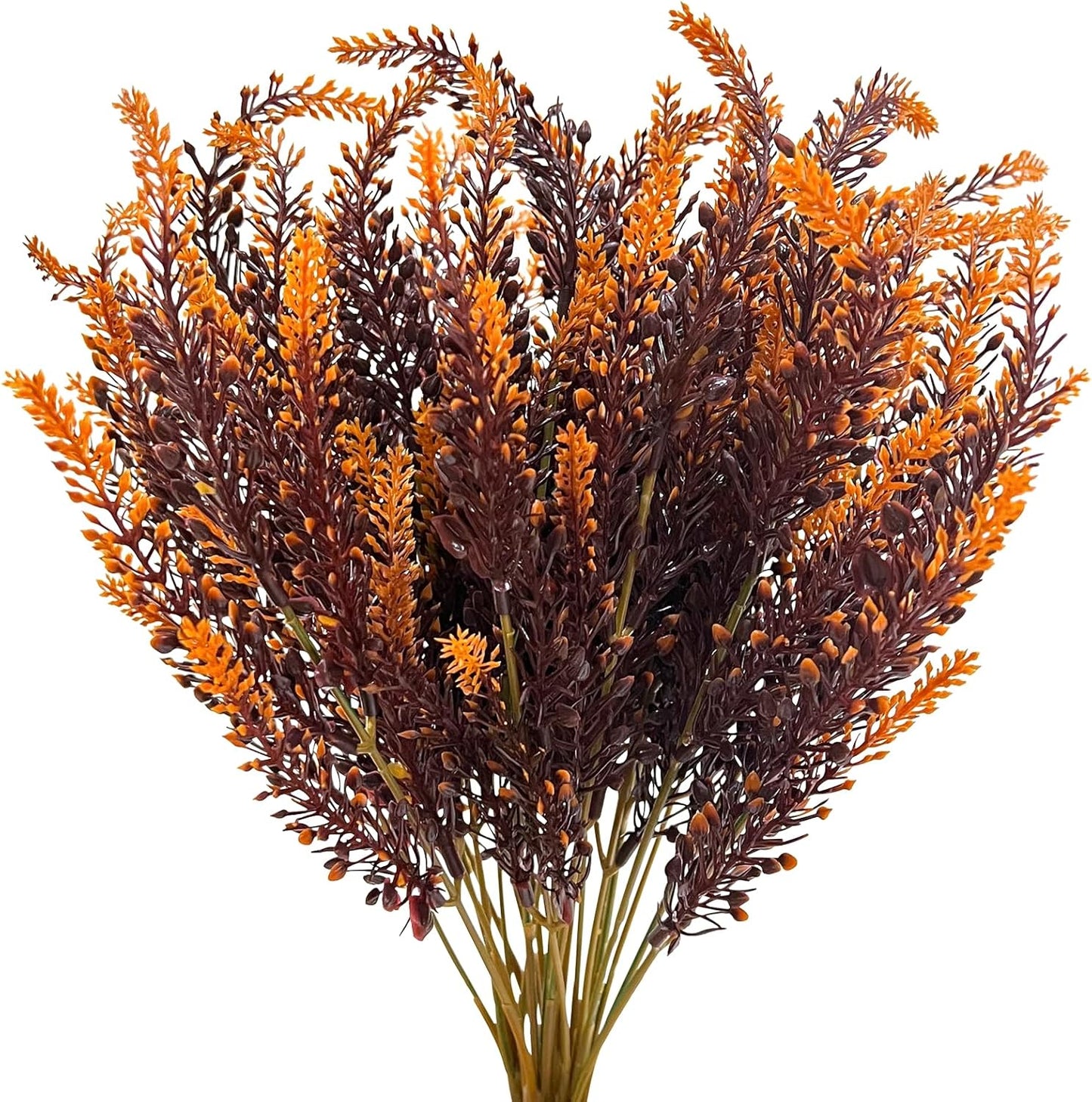 TURNMEON 10 Bundles Artificial Fall Flowers for Outdoors Fall Decorations