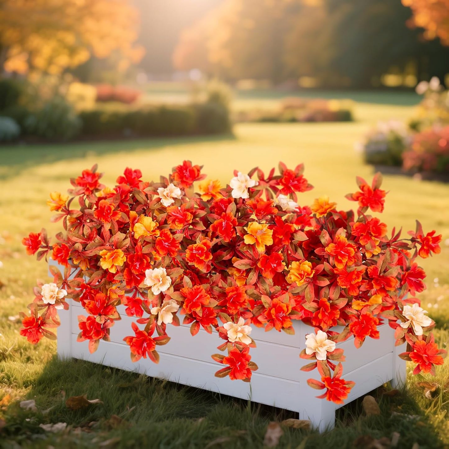 2 bundle Fall Flowers Artificial for Decoration