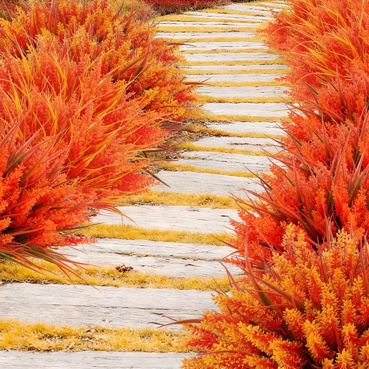Geegoods 24 Bundles Artificial Fall Flowers Outdoor