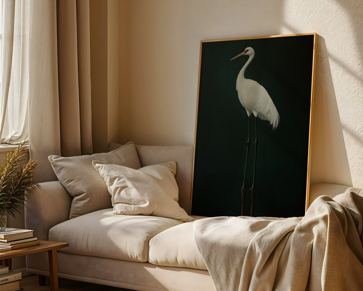 Japanese Crane Painting(Printable+Physical)