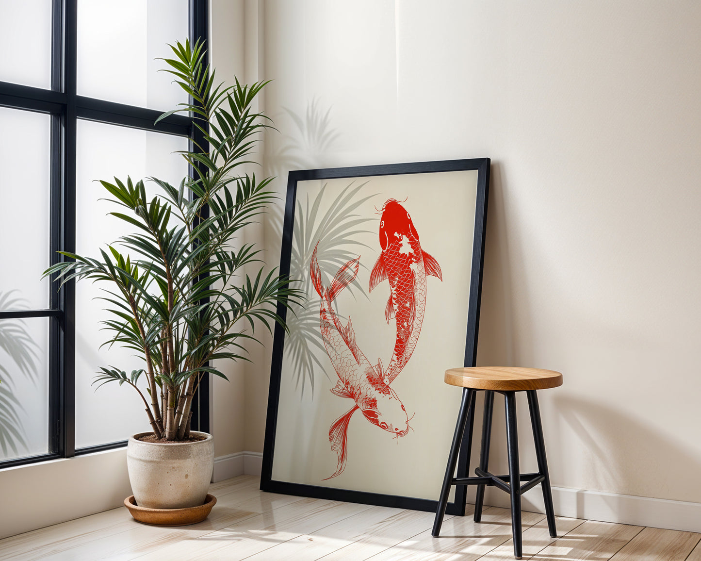 Red Koi Print(Printable+Physical)