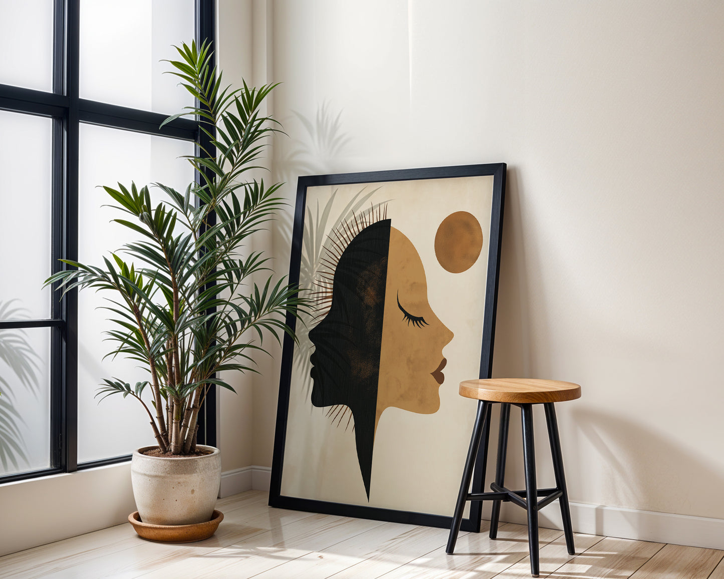 Sun and Moon Wall Art  (Printable+Physical)