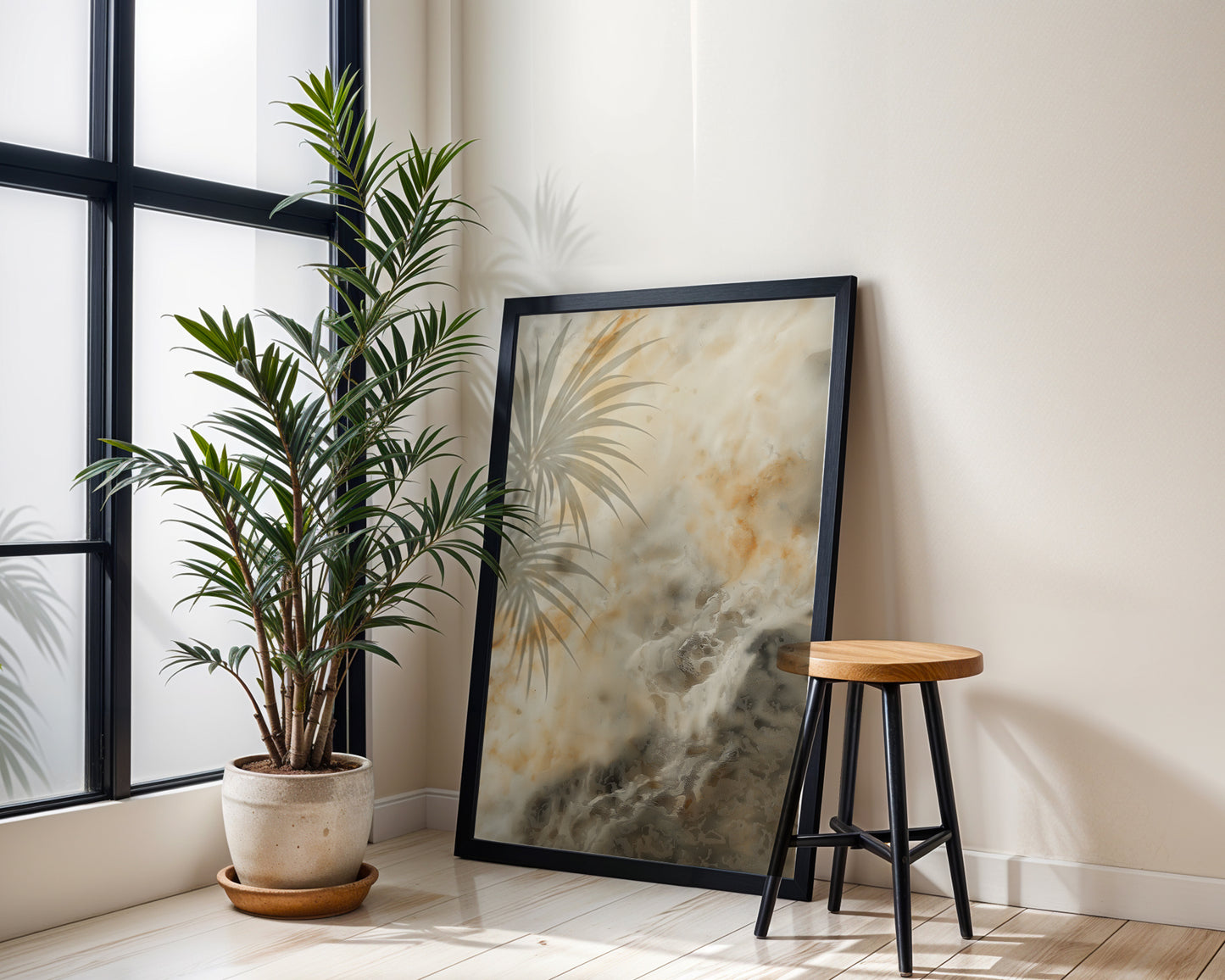 Watercolor Modern Minimalist Print Printable+Physical)