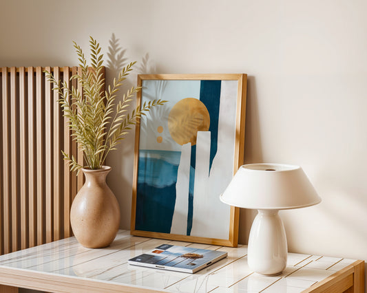 Gold and Navy Blue(Printable+Physical)