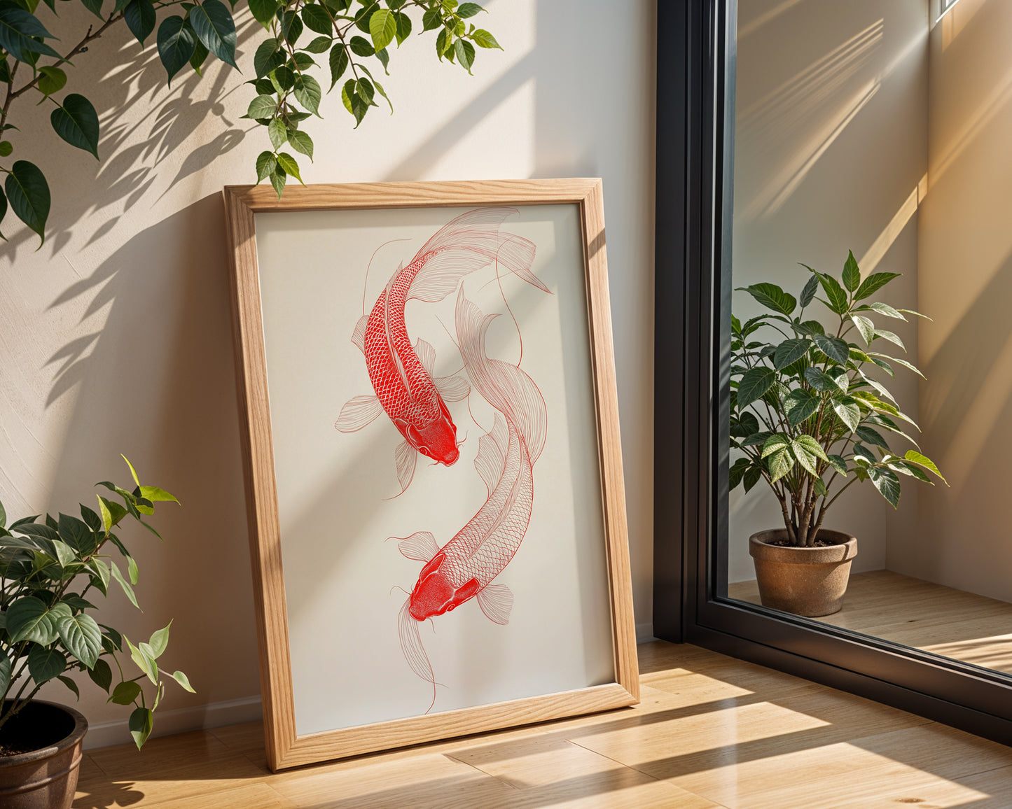 Red Koi Print(Printable+Physical)