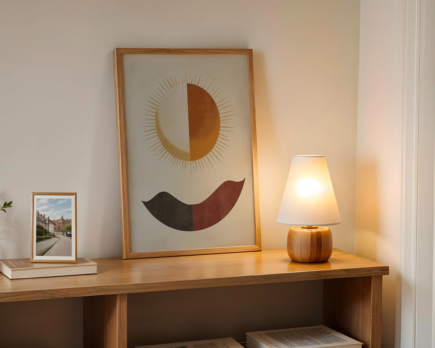 Sun and Moon Wall Art  (Printable+Physical)
