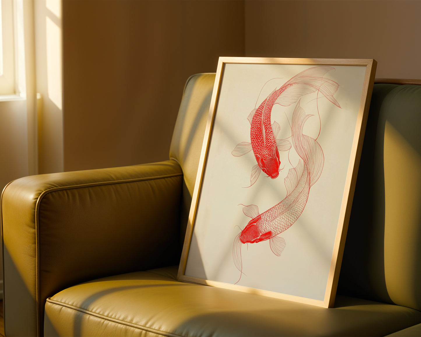 Red Koi Print(Printable+Physical)