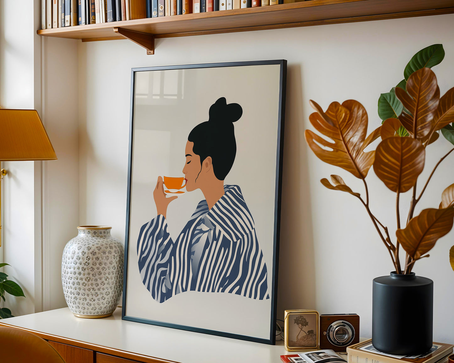 Contemporary Striped Wall Art (Printable+Physical)
