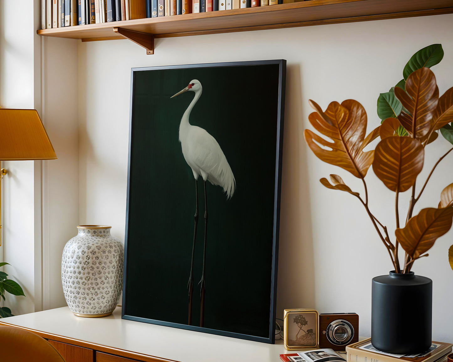 Japanese Crane Painting(Printable+Physical)