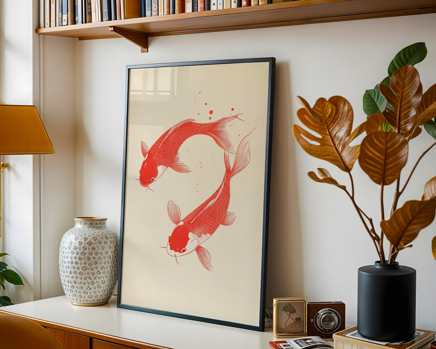 Red Koi Print(Printable+Physical)