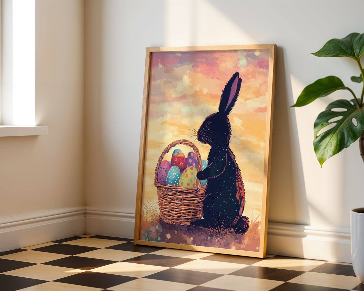 Easter Bunny Print(Printable+Physical)