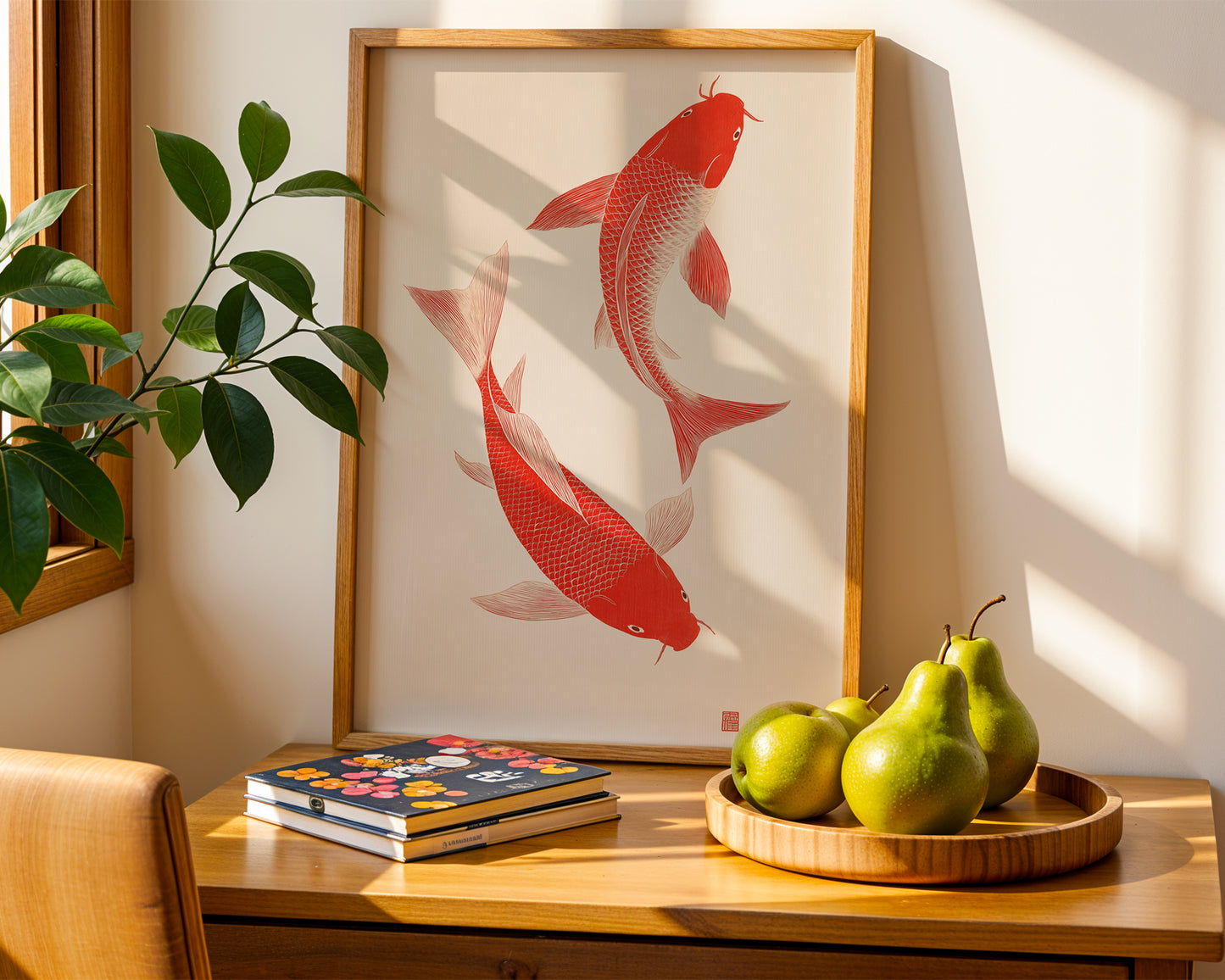 Red Koi Print(Printable+Physical)