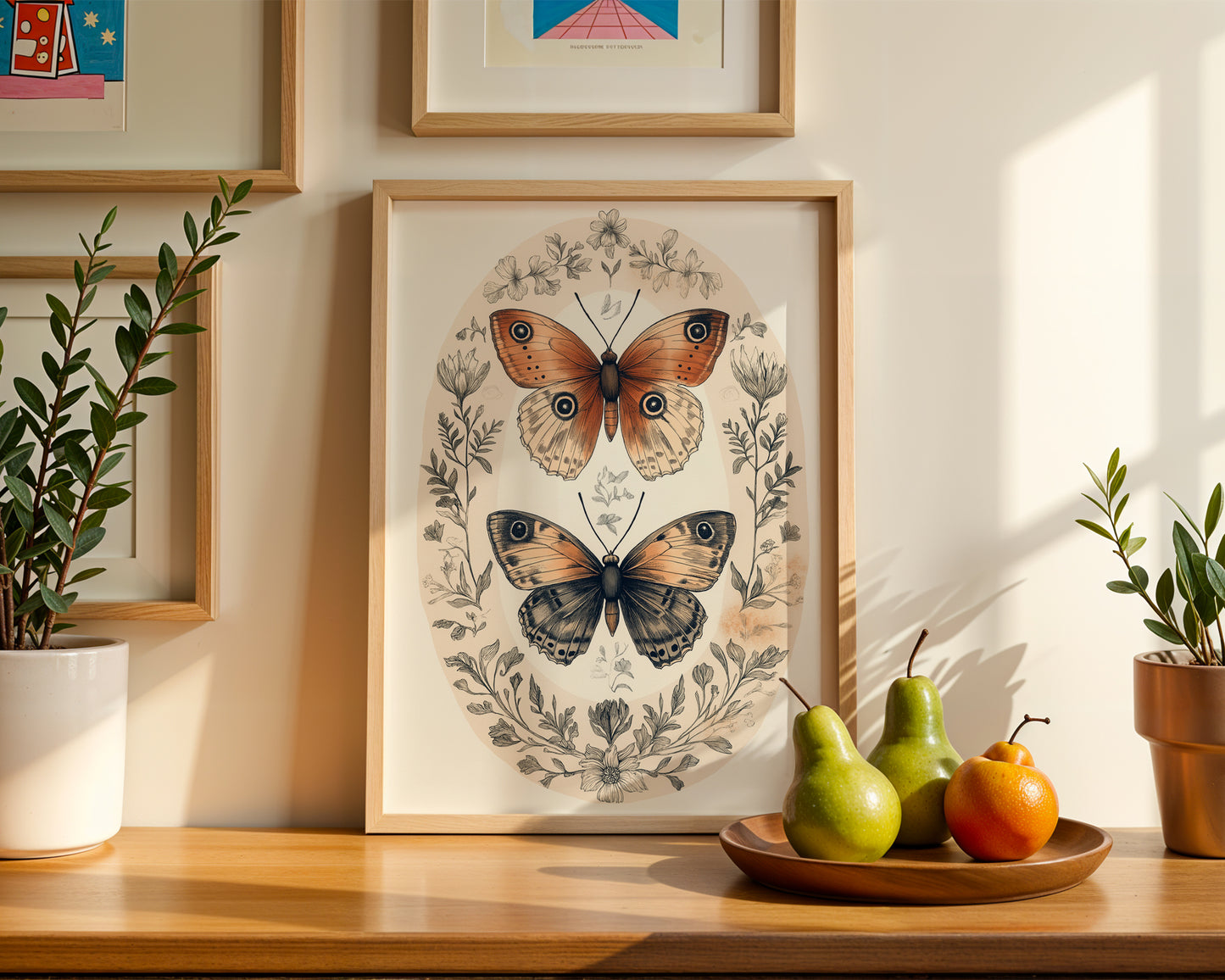 Vintage Butterfly Art Print(Printable+Physical)