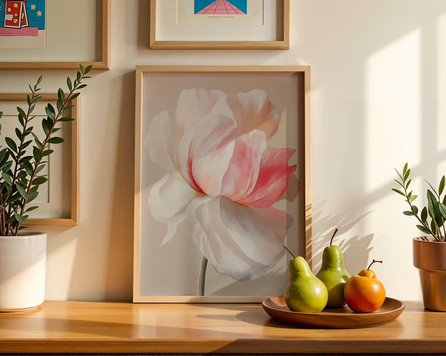 Pink And Beige Painting Wall Art(Printable+Physical)