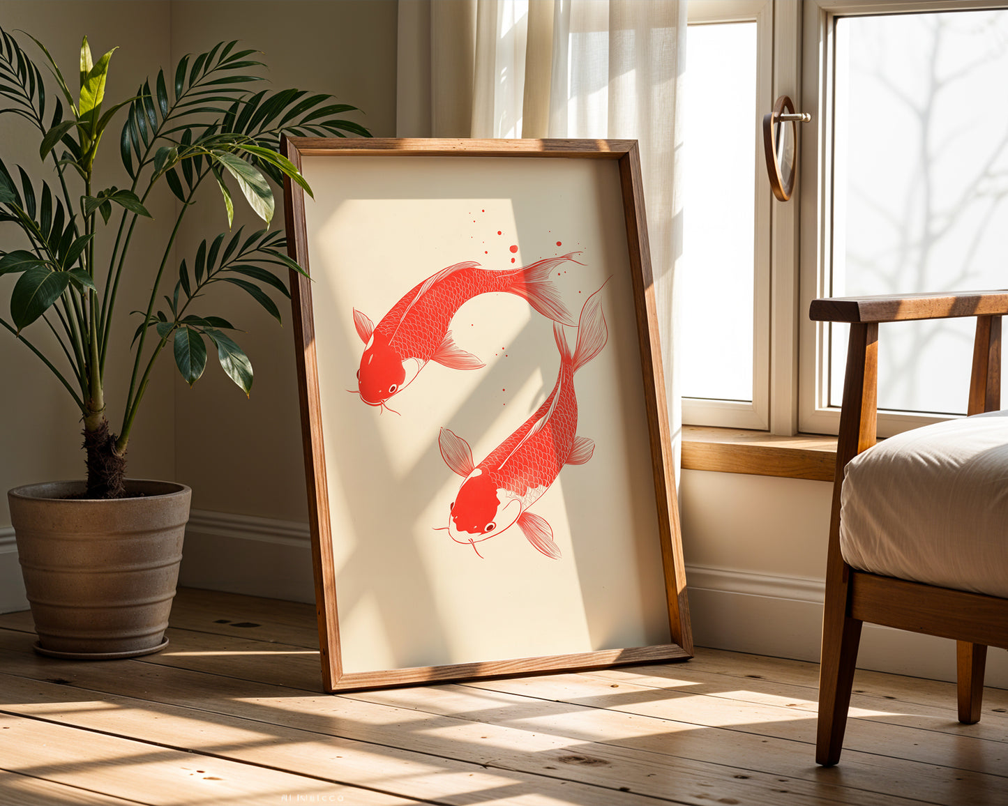 Red Koi Print(Printable+Physical)